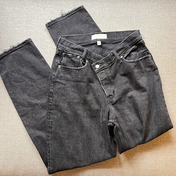 Abercrombie & Fitch Curve Love High Rise Dad Jean - Picture 3 of 4